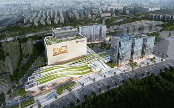 수서역 신세계백화점 조감도